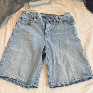 Women's Light Blue Denim Jorts